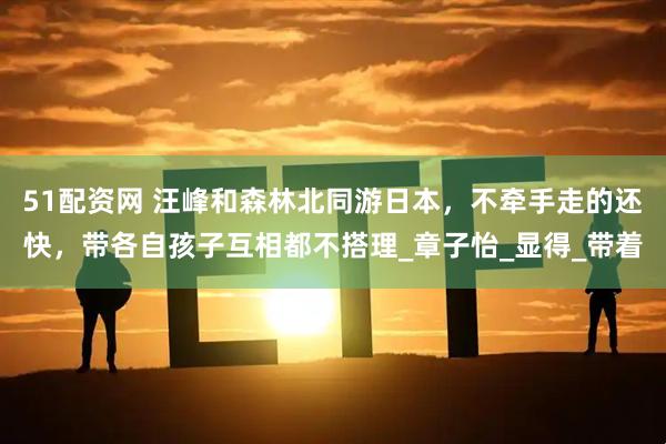 51配资网 汪峰和森林北同游日本，不牵手走的还快，带各自孩子互相都不搭理_章子怡_显得_带着