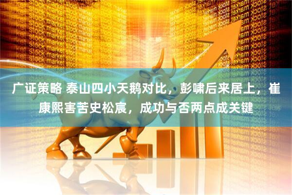 广证策略 泰山四小天鹅对比，彭啸后来居上，崔康熙害苦史松宸，成功与否两点成关键